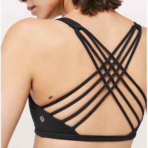 Lululemon Free to Be Wild Bra Size 8 Black